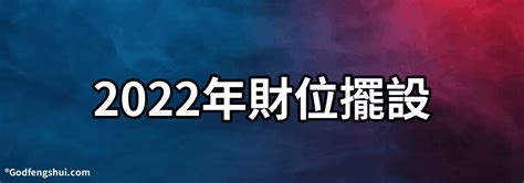 2022年財位方向